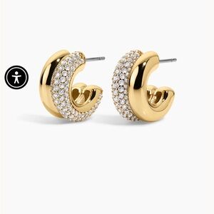 NWT 14k gold plated earrings